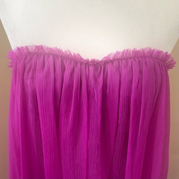 Blaque Label Anthology Strapless Magenta Dress - Picture 4 of 10